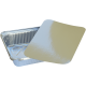 Set 100 tavite din aluminiu, capac inclus, rezistente la temperaturi ridicate, 21 x 14 x 4 CM